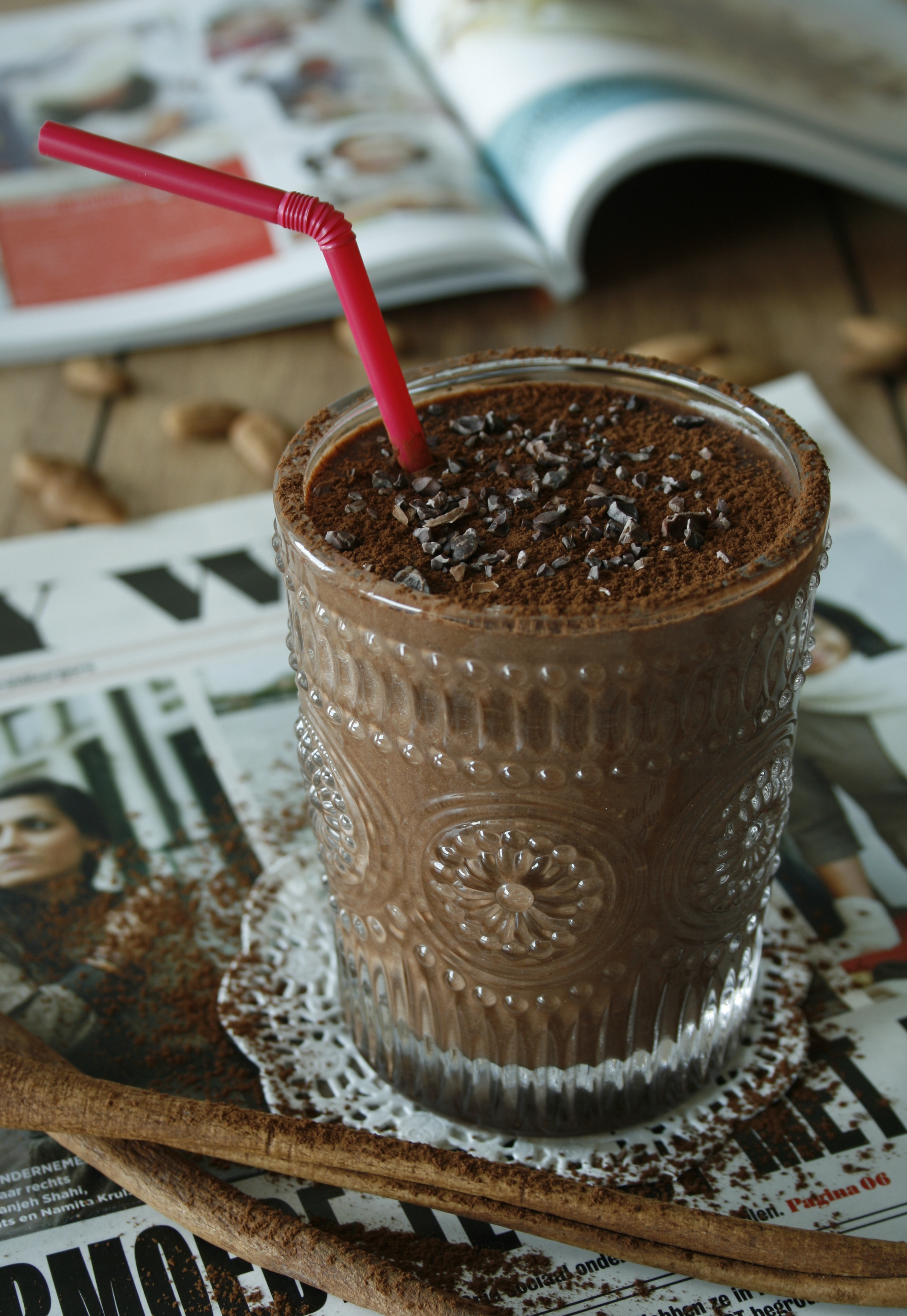 Choco-noten-bananensmoothie
