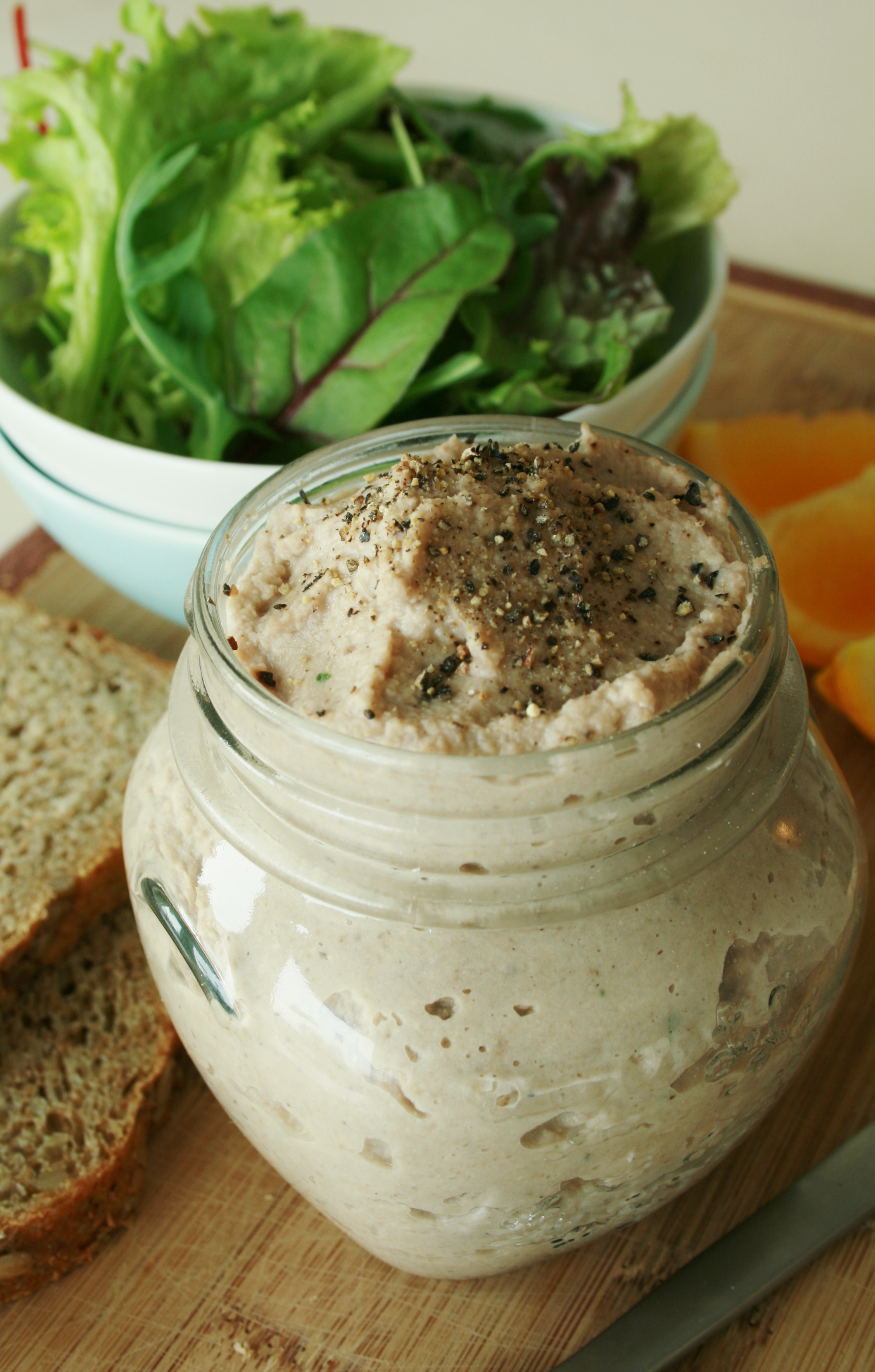 Walnoten-champignonpaté