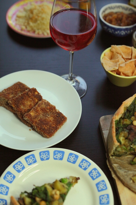 Tofu in walnotenjasje