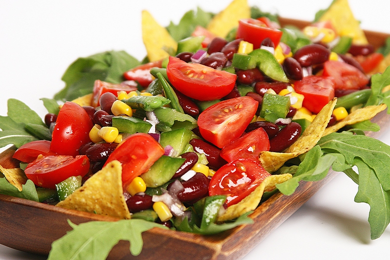 Mexicaanse bonensalade met sugar snaps