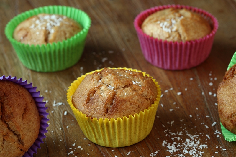 Kokos-limoencupcakes