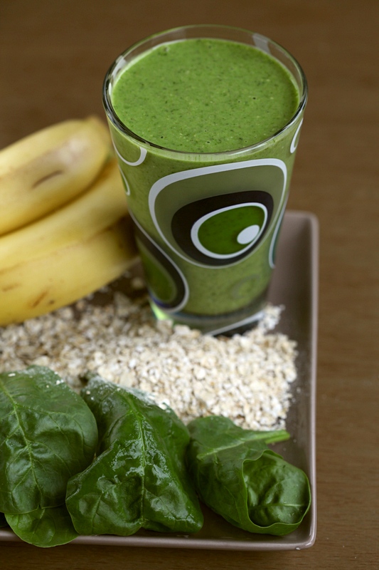Groene havermoutsmoothie