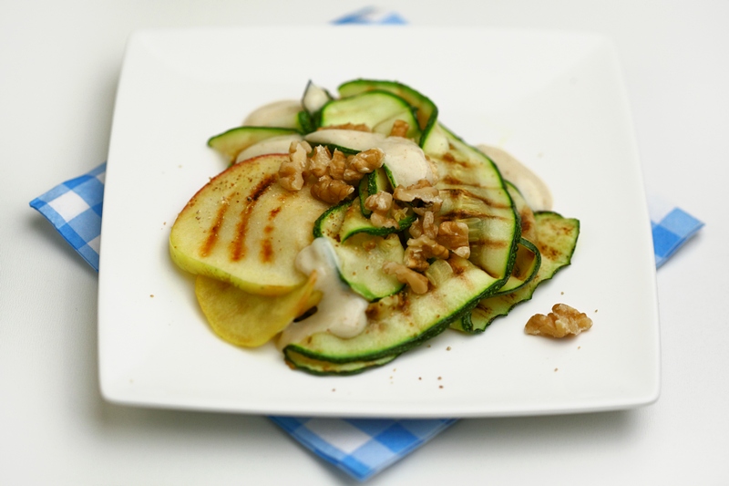 Gegrildecourgettessalade