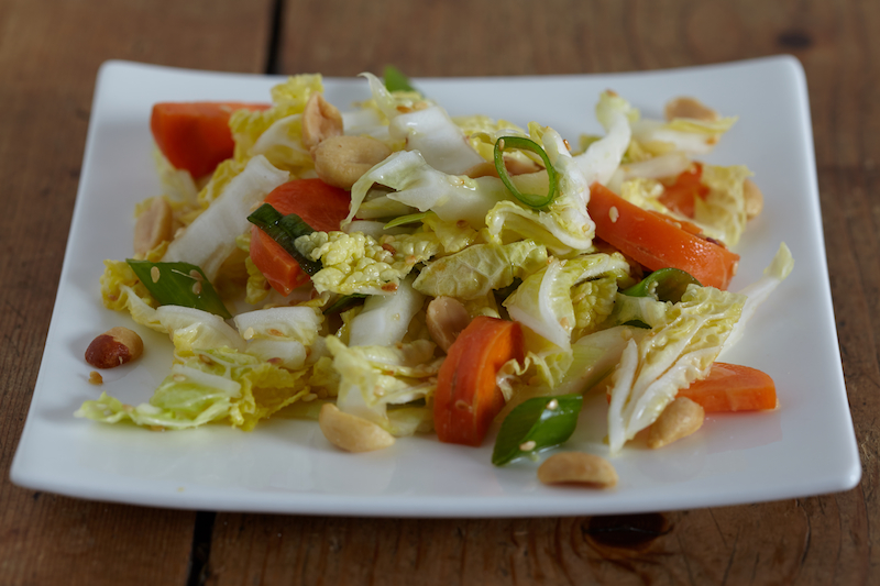 Aziatische koolsalade