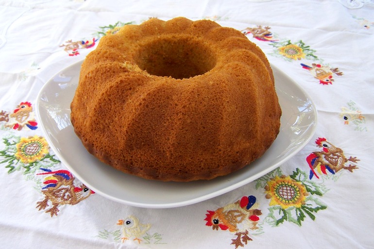 Oranje sinaasappelcake