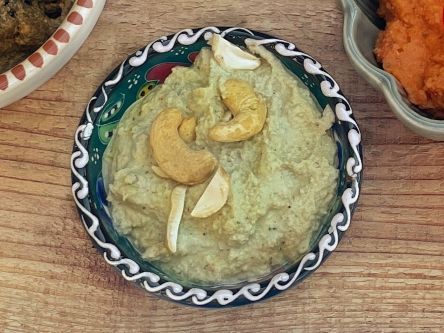 Kruidige cashew-smeerkaas