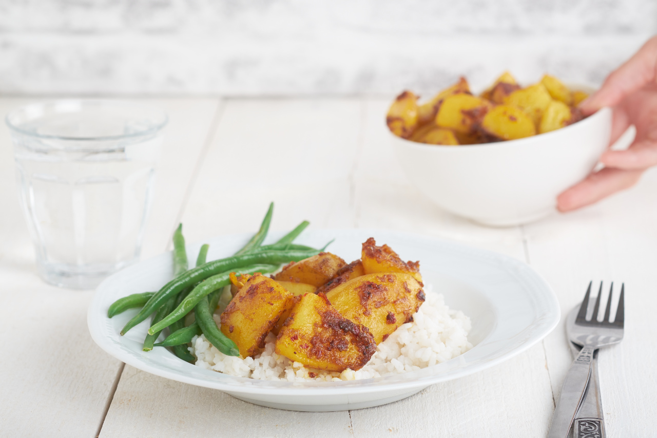 Sumatraanse kerrie kentang (curry aardappelen)