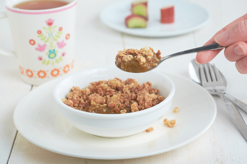Rabarbercrumble