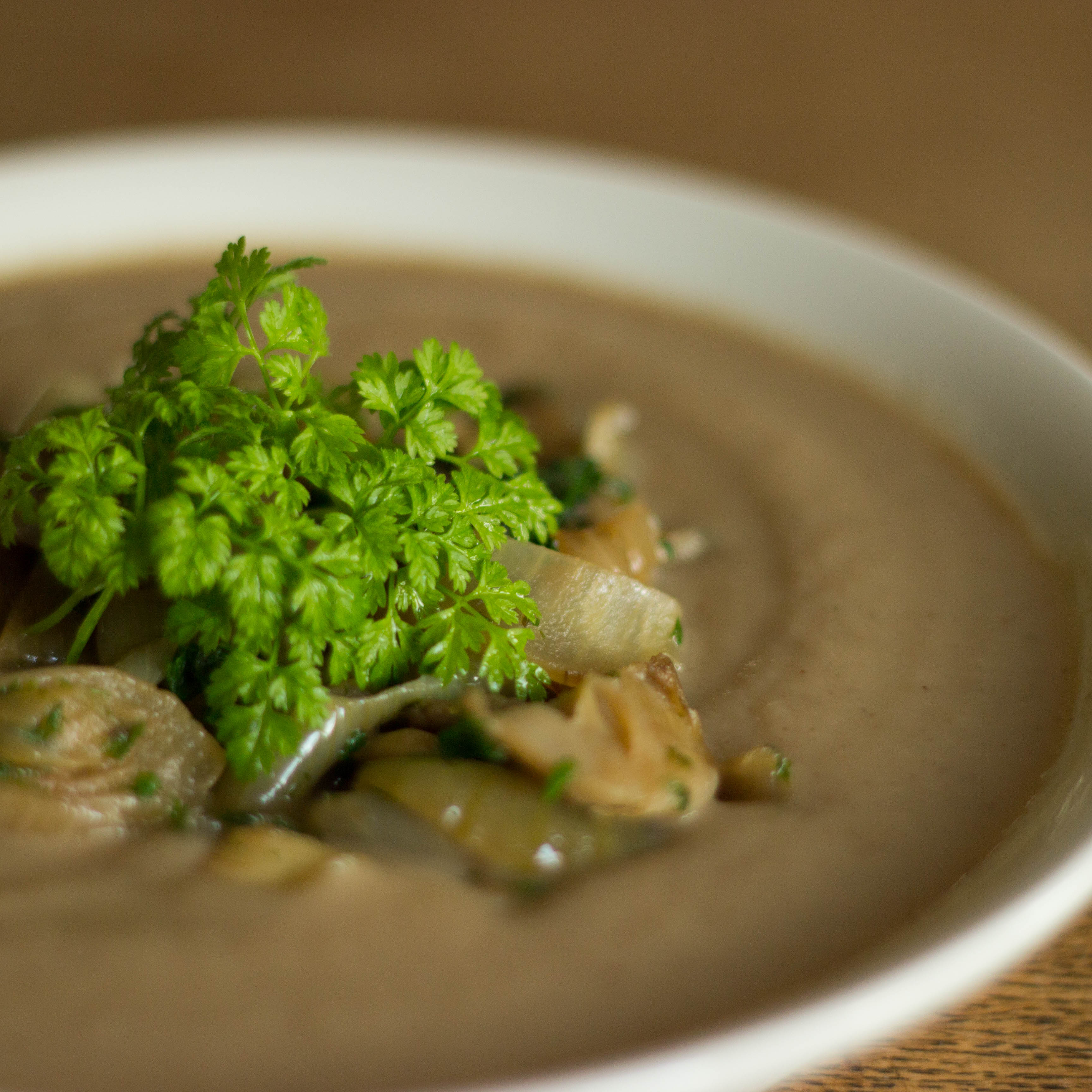 Pastinaak-kastanjesoep