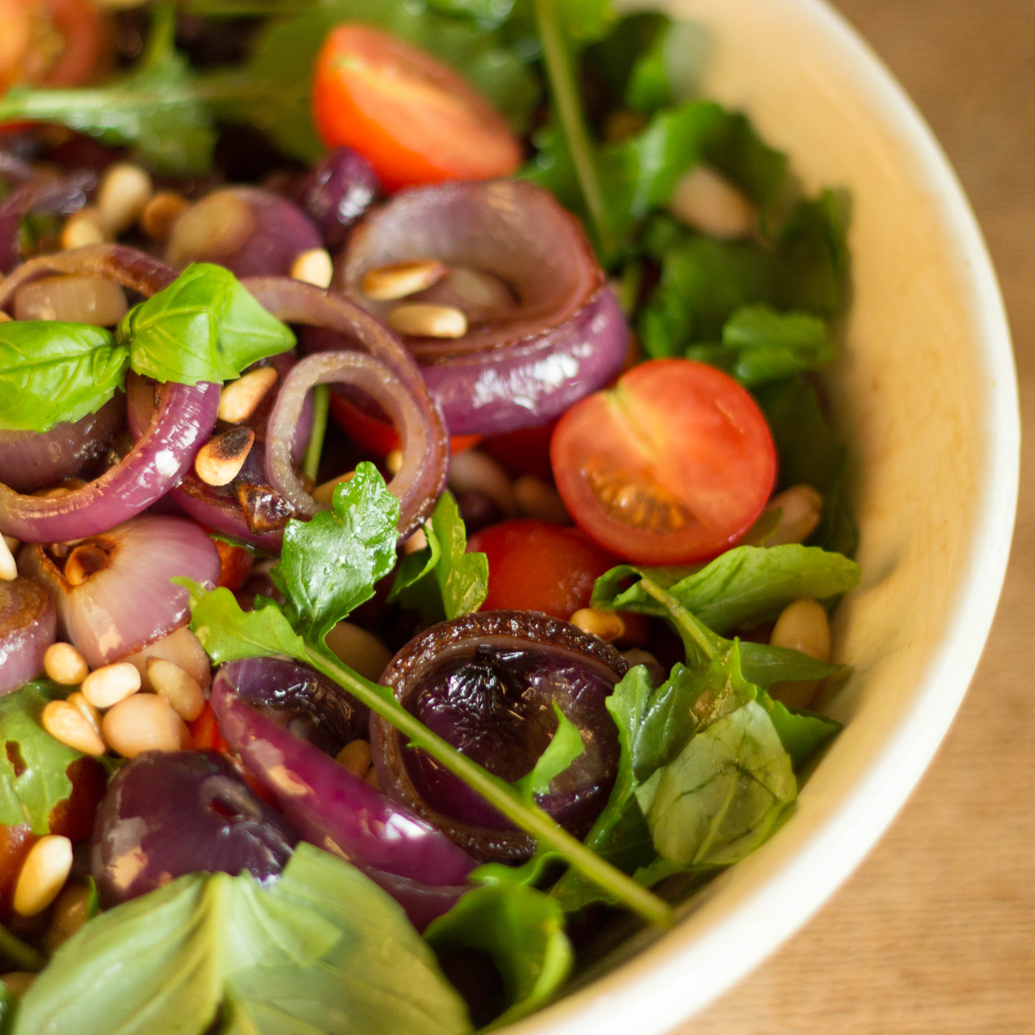 Bonensalade met balsamico