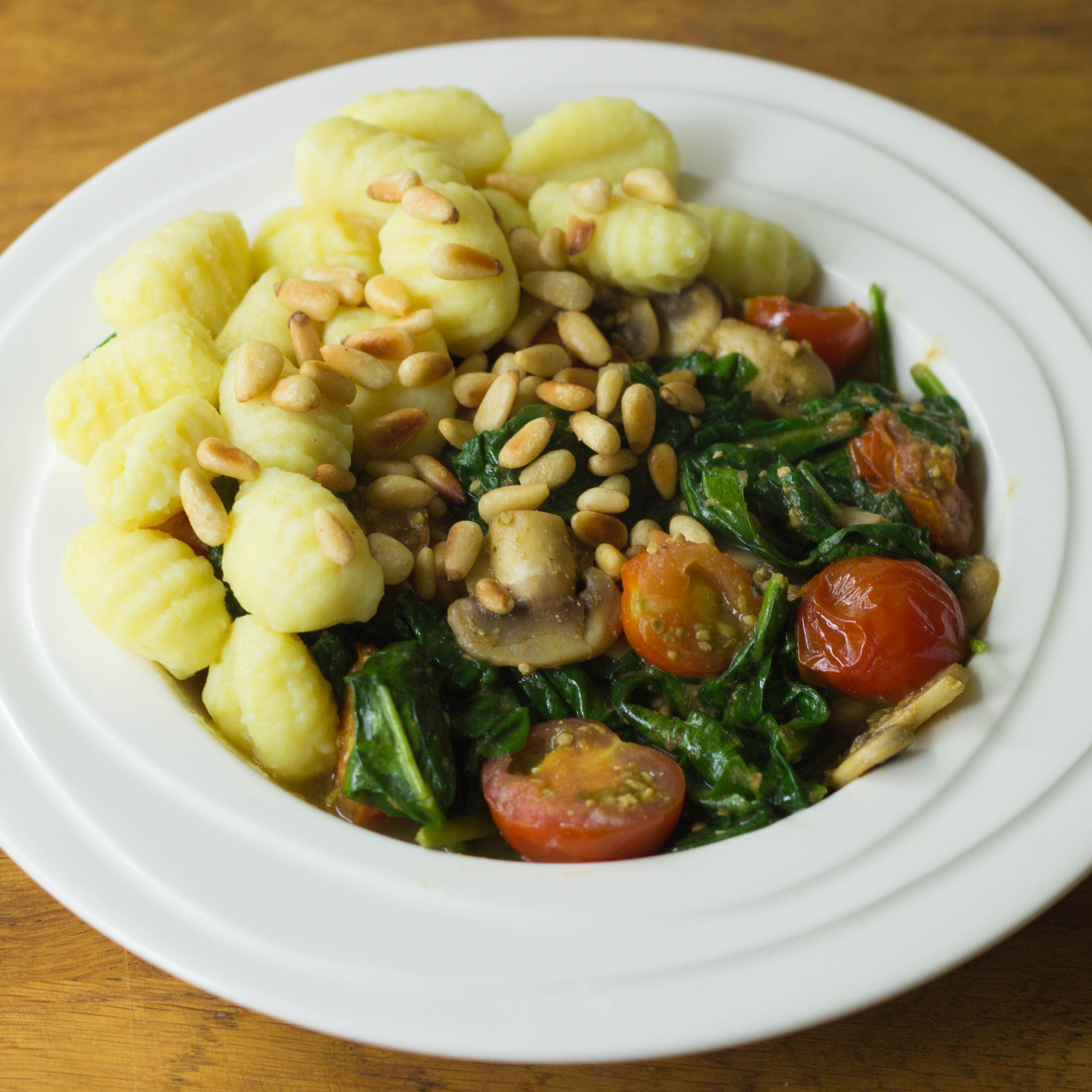 Gnocchi met groene pesto