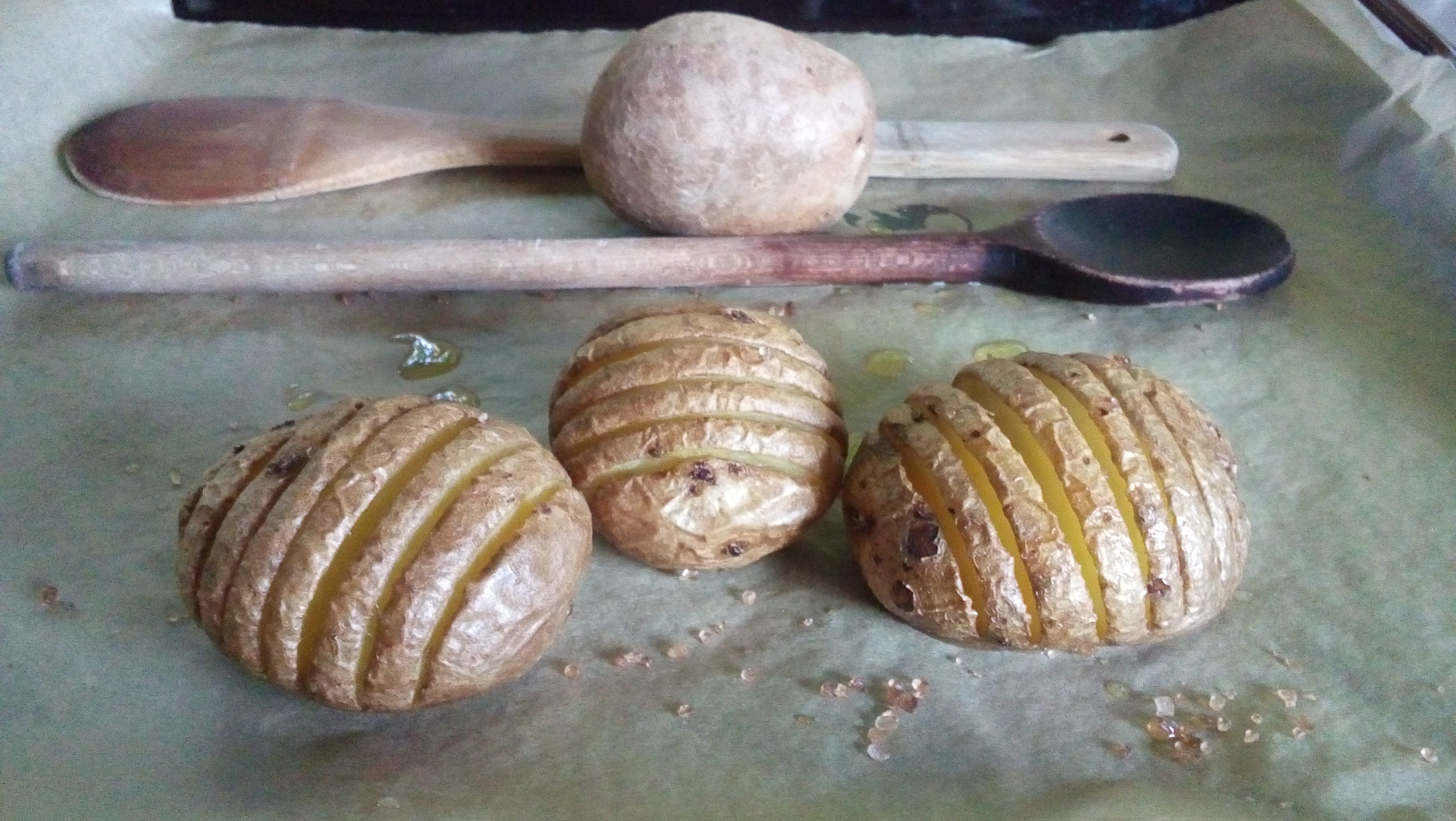 Hasselback aardappelen