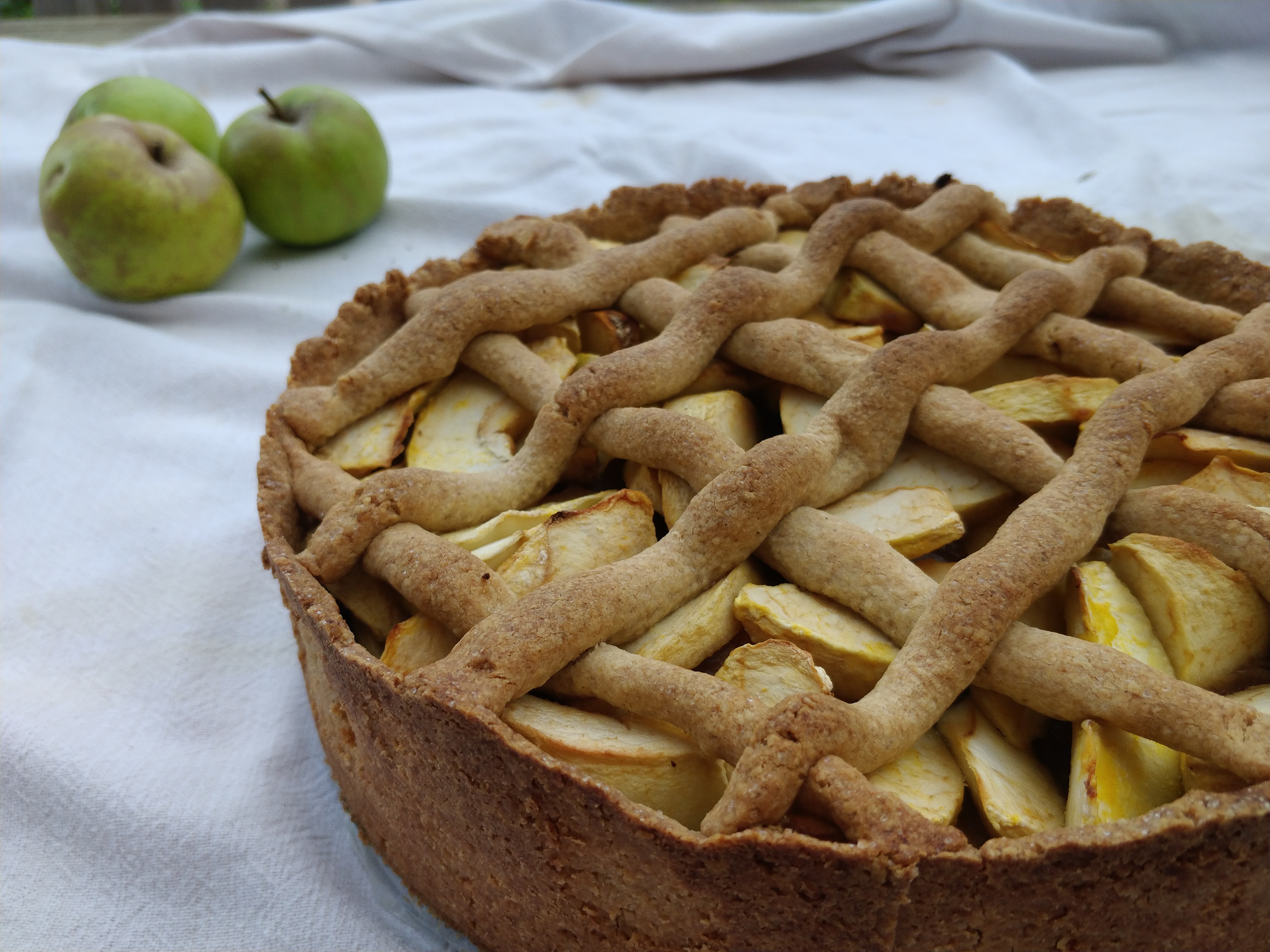 Glutenvrije en notenvrije appeltaart