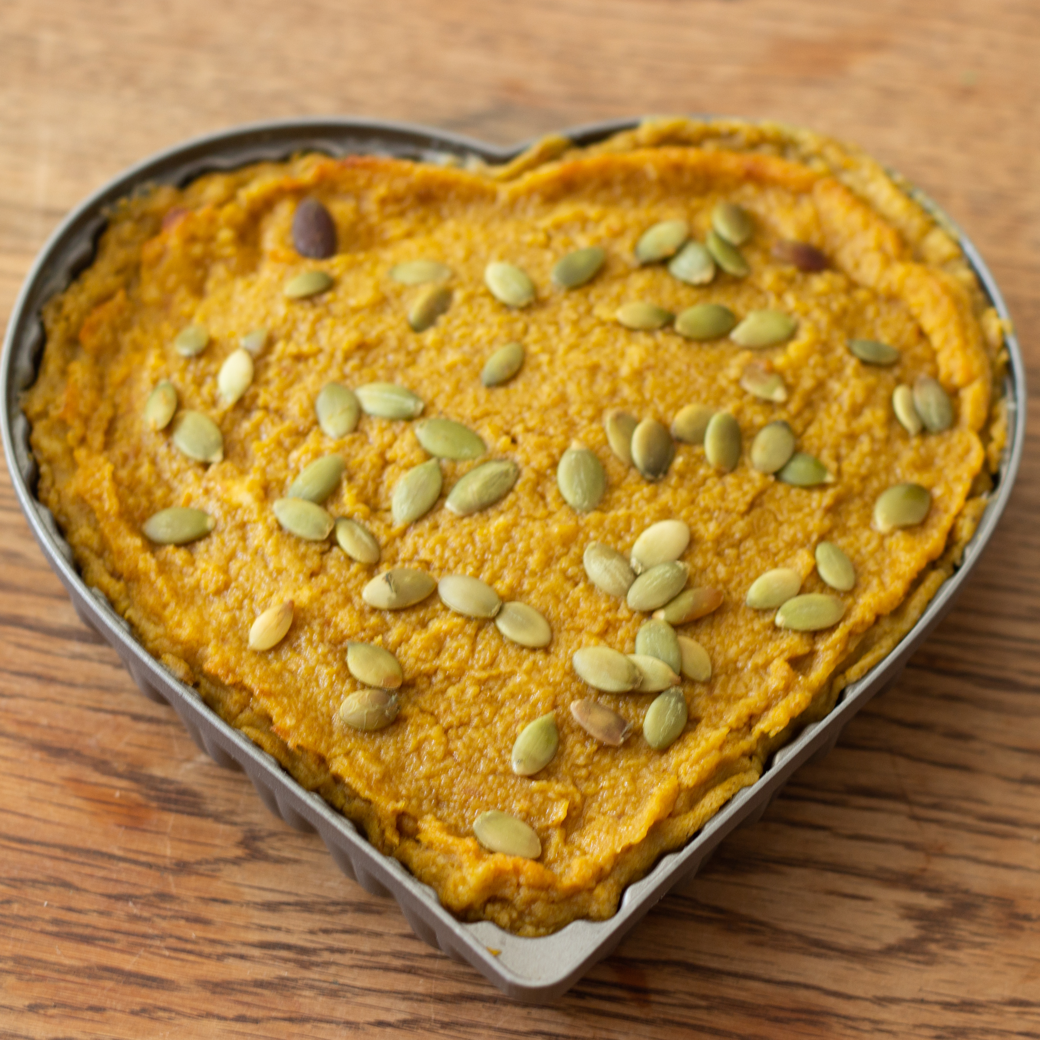 Pompoen-bananen-broodpudding