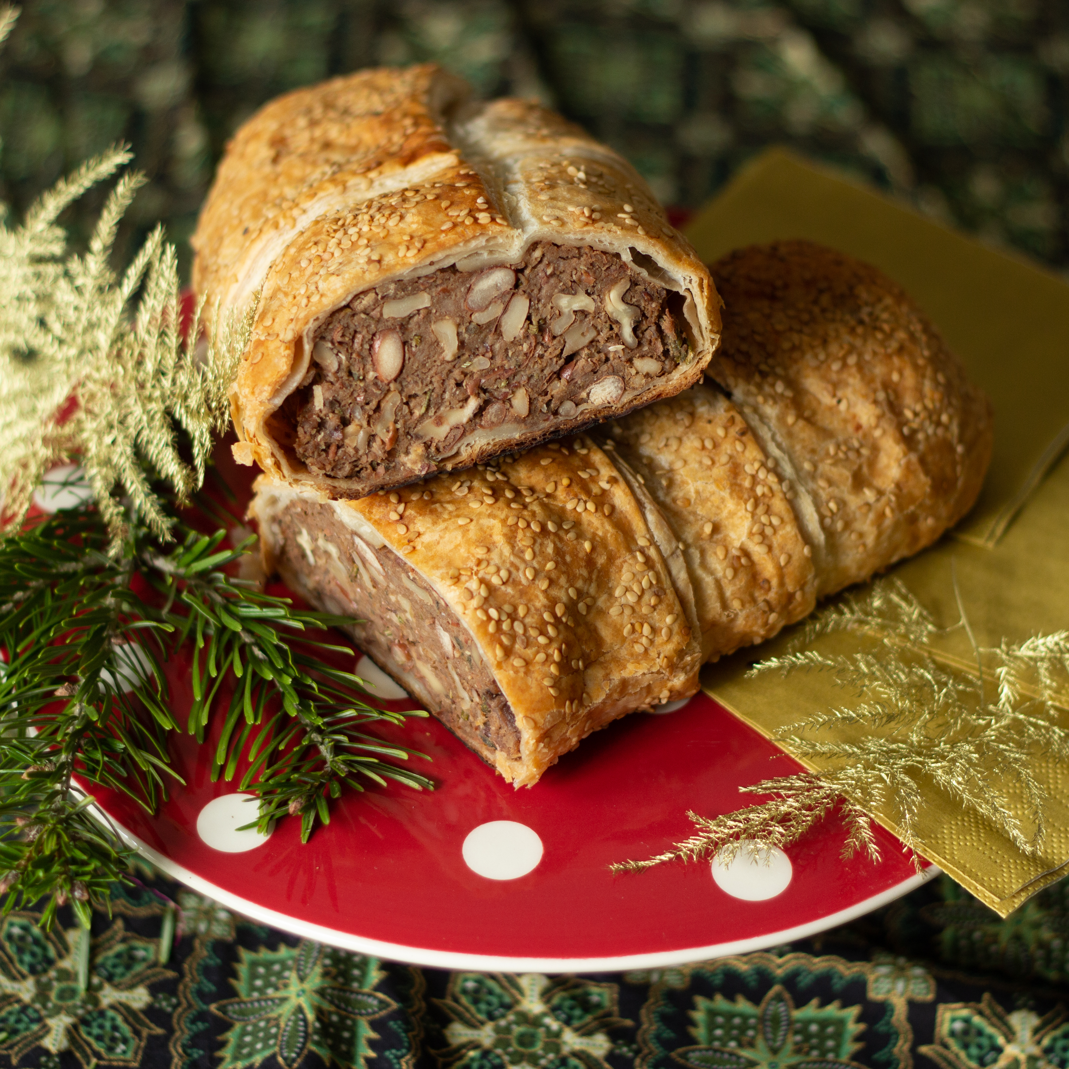 Champignon-seitan Wellington