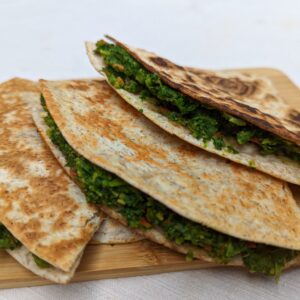 Spinazie quesedillas