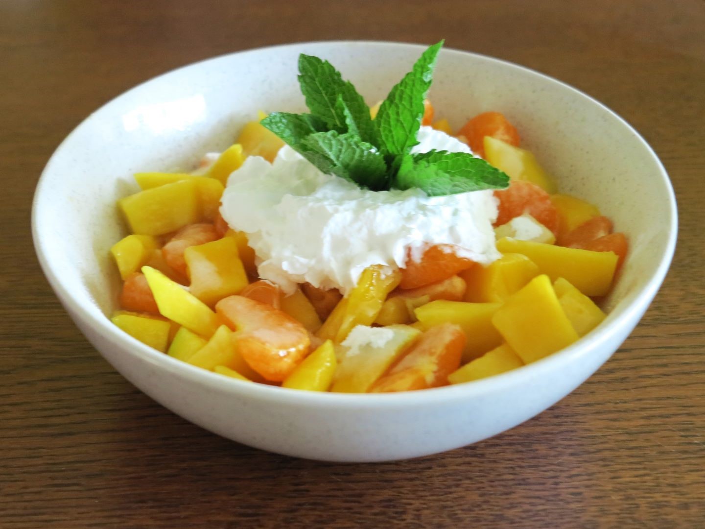 Aziatische mangosalade